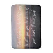 Tapis De Bain Plage Sunset Photo Psaume d'impression 37 Inspirat (Devant (Vertical))