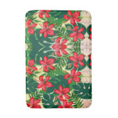 Tapis De Bain Plage tropicale hibiscus style plage fleurie Bain  (Devant (Vertical))