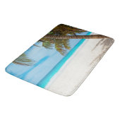 Tapis De Bain Plage tropicale, Sable, Océan, Palm Tree Fun Summe (Angle)