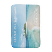 Tapis De Bain Plage tropicale Turquoise Blue Ocean (Devant (Vertical))