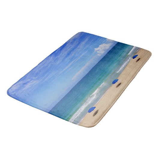 Tapis De Bain Plage Umbrella Ocean (Angle)