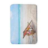 Tapis De Bain Plages tropicales | Chaise de plage sur sable (Devant (Vertical))