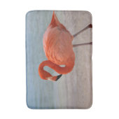Tapis De Bain Plages tropicales | Flamant rose des Caraïbes, Aru (Devant (Vertical))