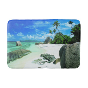 Tapis De Bain Plages tropicales L'île de La Digue