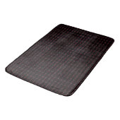 Tapis De Bain Plaid au chocolat (Angle)