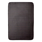 Tapis De Bain Plaid au chocolat (devant Vertical)
