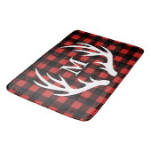 Tapis De Bain Plaid blanc rustique de contrôle de Buffalo (Angle)