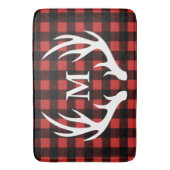 Tapis De Bain Plaid blanc rustique de contrôle de Buffalo (devant Vertical)