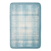 Tapis De Bain Plaid bleu (devant Vertical)