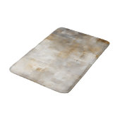 Tapis De Bain Plaid en or gris neutre (Angle)