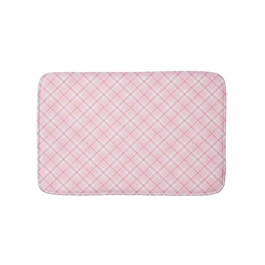 Tapis De Bain Plaid rose-clair (Devant)