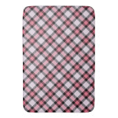 Tapis De Bain Plaid rose et noir (devant Vertical)