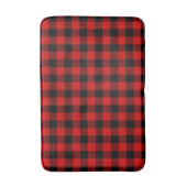 Tapis De Bain Plaid rouge (Devant (Vertical))