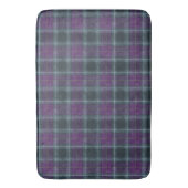 Tapis De Bain Plaid vert pourpre (devant Vertical)