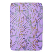 Tapis De Bain Plan Motif triangle + votre dos. & idées (devant Vertical)