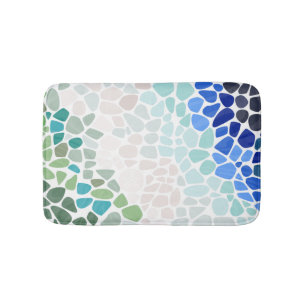 Tapis De Bain Planche à découper en verre de mer coloré
