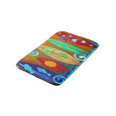 Tapis de bain planche de surf issu de mon œuvre d' (Angle)