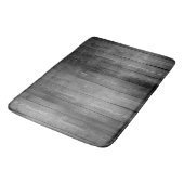 Tapis De Bain Planches de bois gris rustique (Angle)