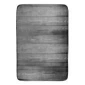 Tapis De Bain Planches de bois gris rustique (devant Vertical)