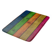 Tapis De Bain planches en bois de belle couleur (Angle)