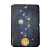 Tapis De Bain Planètes du système solaire (Devant (Vertical))