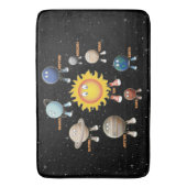 Tapis De Bain Planètes et système solaire (devant Vertical)