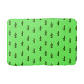 Tapis De Bain Plante Cactus sur vert clair (Devant)