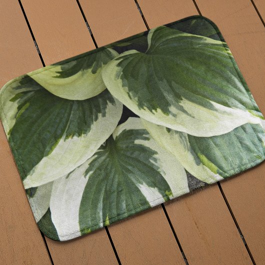 Tapis De Bain Plante Hosta varié moyen floral