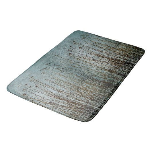 Tapis De Bain Plantes Brown  turquoises (Angle)
