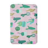 Tapis De Bain Plantes de cactus cactées rustiques roses du Sud-O (Devant (Vertical))