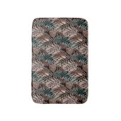 Tapis De Bain Plantes tropicales, jungle, tropiques, beige, feui (Devant (Vertical))