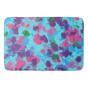 Tapis De Bain Plaque Abstraite de sirène
