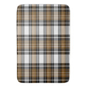 Tapis De Bain Plaqué Brown Et Noir (devant Vertical)