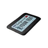 Tapis De Bain Plaque de licence California Sasquatch (Angle)