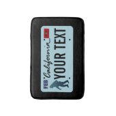 Tapis De Bain Plaque de licence California Sasquatch (Devant (Vertical))