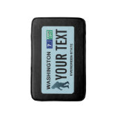 Tapis De Bain Plaque de licence Washington Sasquatch (Devant (Vertical))