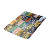 Tapis De Bain Plaques de licence par H. Wilson Smith (Angle)