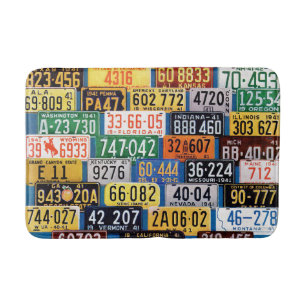 Tapis De Bain Plaques de licence par H. Wilson Smith