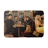 Tapis De Bain Plat bleu 2 (Devant)