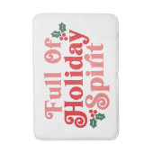 Tapis De Bain Plein d'esprit de vacances - Typographie festive (Devant (Vertical))