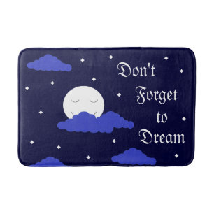 Tapis De Bain Pleine lune à Midnight & Stars