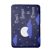 Tapis De Bain Pleine lune à Midnight & Stars (Devant (Vertical))