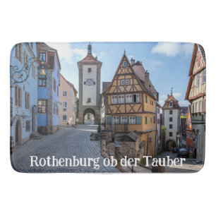 Tapis De Bain Plönlein à Rothenburg ob der Tauber, Allemagne