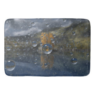Tapis De Bain Pluie dans le bathmat de verre