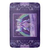 Tapis De Bain Pluie violette Fairy Bain Mat (devant Vertical)