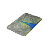 Tapis De Bain Plumage bleu Peacock (Angle)