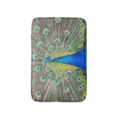 Tapis De Bain Plumage bleu Peacock (Devant (Vertical))