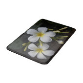 Tapis De Bain Plumeria blanc et jaune (Angle)