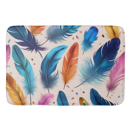 Tapis De Bain Plumes (Devant)