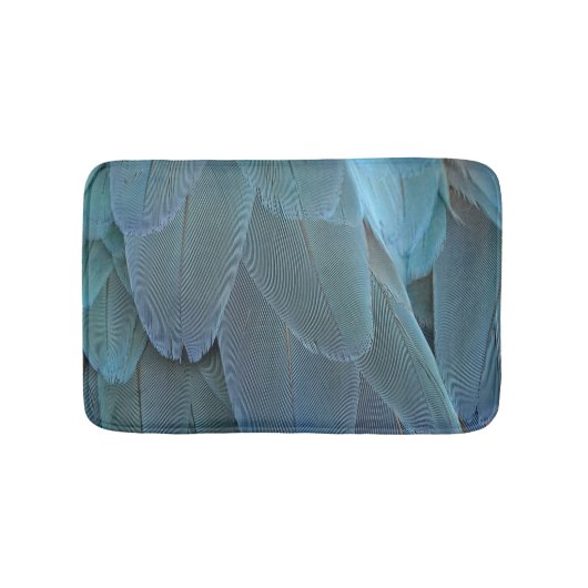Tapis De Bain Plumes bleues (Devant)